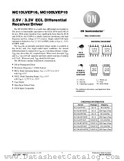 MC10LVEP16-D datasheet pdf ON Semiconductor