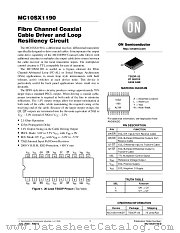 MC10SX1190-D datasheet pdf ON Semiconductor