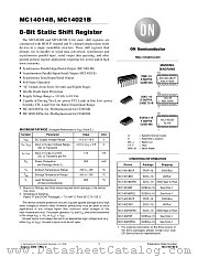 MC14014B-D datasheet pdf ON Semiconductor