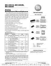 MC14051B-D datasheet pdf ON Semiconductor