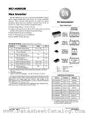 MC14069UB-D datasheet pdf ON Semiconductor