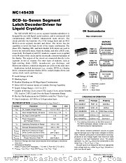 MC14543B-D datasheet pdf ON Semiconductor