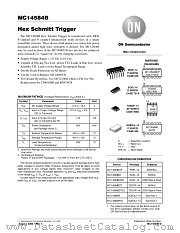 MC14584B-D datasheet pdf ON Semiconductor