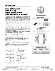 MC26LS30-D datasheet pdf ON Semiconductor