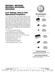 MC33201-D datasheet pdf ON Semiconductor
