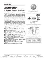 MC33765-D datasheet pdf ON Semiconductor
