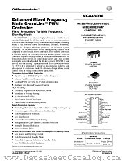 MC44603A-D datasheet pdf ON Semiconductor