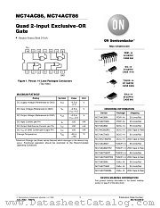 MC74AC86-D datasheet pdf ON Semiconductor