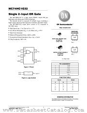 MC74HC1G32-D datasheet pdf ON Semiconductor