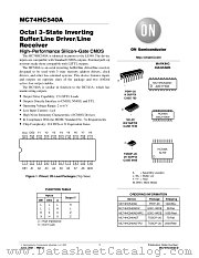 MC74HC540A-D datasheet pdf ON Semiconductor