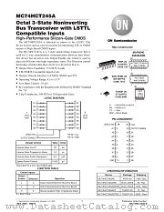 MC74HCT245A-D datasheet pdf ON Semiconductor