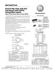 MC74HCT74A-D datasheet pdf ON Semiconductor
