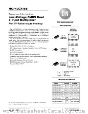 MC74LCX158-D datasheet pdf ON Semiconductor