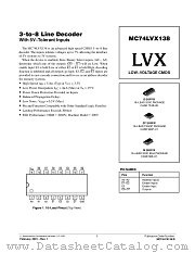 MC74LVX138-D datasheet pdf ON Semiconductor