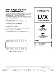 MC74LVX574-D datasheet pdf ON Semiconductor