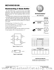 MC74VHC1G126-D datasheet pdf ON Semiconductor