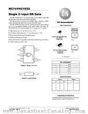 MC74VHC1G32-D datasheet pdf ON Semiconductor