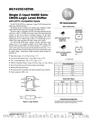 MC74VHC1GT00-D datasheet pdf ON Semiconductor