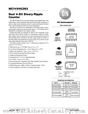 MC74VHC393-D datasheet pdf ON Semiconductor