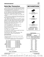 MC74VHCT245A-D datasheet pdf ON Semiconductor