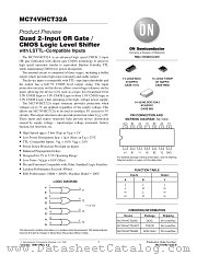 MC74VHCT32A-D datasheet pdf ON Semiconductor
