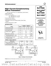MJ11028-D datasheet pdf ON Semiconductor