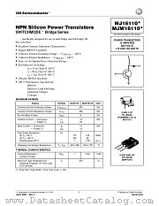 MJ16110-D datasheet pdf ON Semiconductor