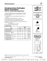 MJD112-D datasheet pdf ON Semiconductor