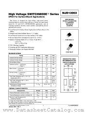 MJD13003-D datasheet pdf ON Semiconductor