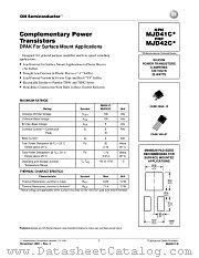 MJD41C-D datasheet pdf ON Semiconductor