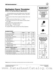 MJD44E3-D datasheet pdf ON Semiconductor