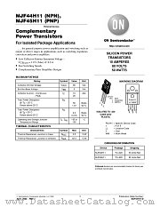 MJF44H11-D datasheet pdf ON Semiconductor