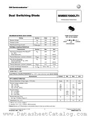 MMBD7000LT1-D datasheet pdf ON Semiconductor