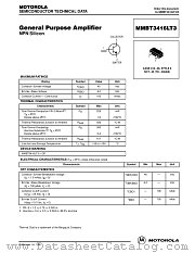 MMBT3416LT3-D datasheet pdf ON Semiconductor