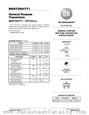 MMBT3904TT1-D datasheet pdf ON Semiconductor
