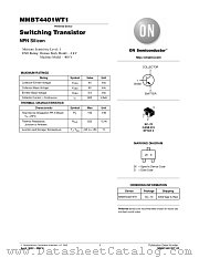 MMBT4401WT1-D datasheet pdf ON Semiconductor