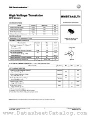 MMBTA42LT1-D datasheet pdf ON Semiconductor