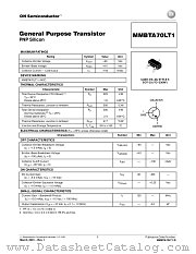 MMBTA70LT1-D datasheet pdf ON Semiconductor