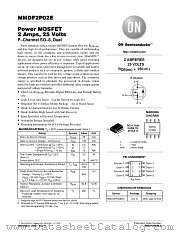 MMDF2P02E-D datasheet pdf ON Semiconductor