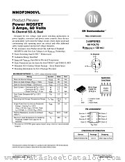 MMDF3N06VL-D datasheet pdf ON Semiconductor