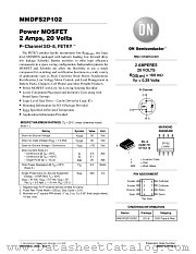 MMDFS2P102-D datasheet pdf ON Semiconductor