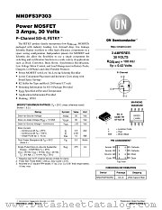 MMDFS3P303-D datasheet pdf ON Semiconductor