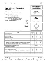 MMJT9435-D datasheet pdf ON Semiconductor
