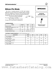 MPN3404-D datasheet pdf ON Semiconductor