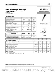 MPSW92-D datasheet pdf ON Semiconductor