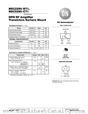 MSC2295-BT1-D datasheet pdf ON Semiconductor