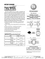 MTDF1C02HD-D datasheet pdf ON Semiconductor