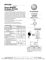MTP1302-D datasheet pdf ON Semiconductor