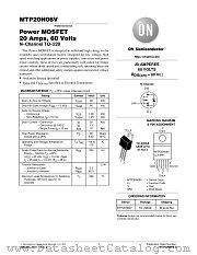 MTP20N06V-D datasheet pdf ON Semiconductor