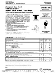 MTP3N120E-D datasheet pdf ON Semiconductor